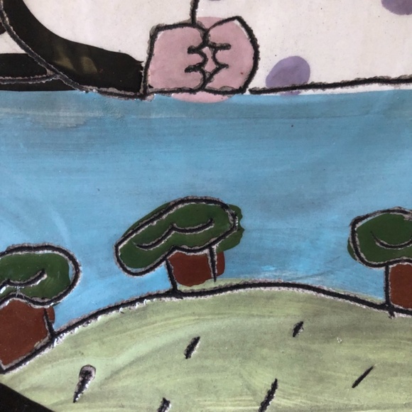 Married Couple, hand made plate. 10.5” diameter (stand included) - Picture 9 of 9